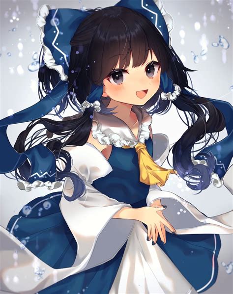 Cute Blue Reimu Touhou