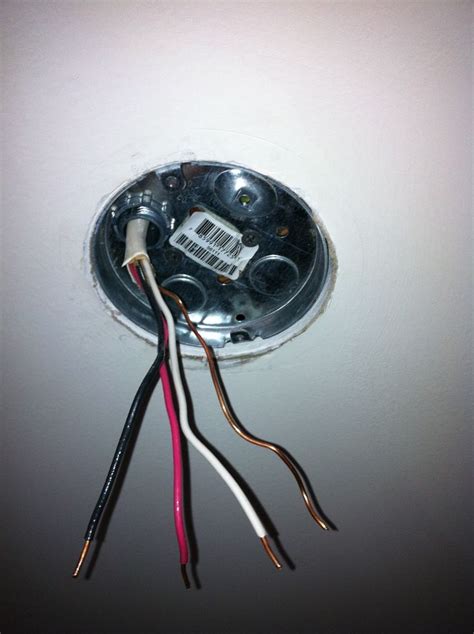Wiring A Ceiling Fan With Light To A Red Black White Terafro