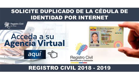 Solicite duplicado de la Cédula de Identidad por Internet 2018 2019 Registro Civil Foros Plus