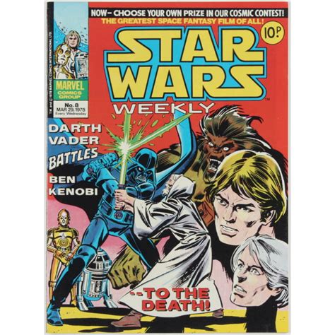 Vintage 1978 Star Wars Issue 8 Marvel Comic Book Pristine Auction