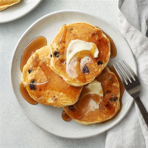 Blueberry Sour Cream Pancakes Recipe Land Olakes