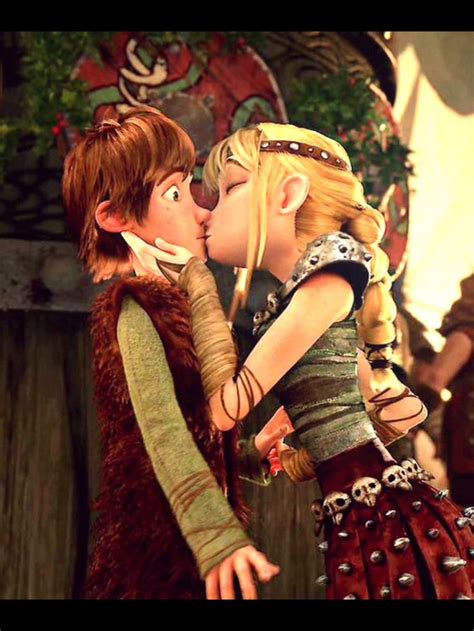 Hiccstrid Kiss How Train Your Dragon How To Train Your Dragon