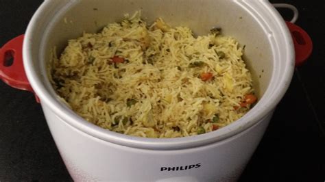 Vegetable Biryani In Rice Cooker Healthy Kadai