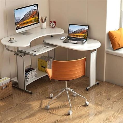 Buy Tribesigns Reversible L Shaped Computer Desk Modern Rotating Computer Office Corner Desk By