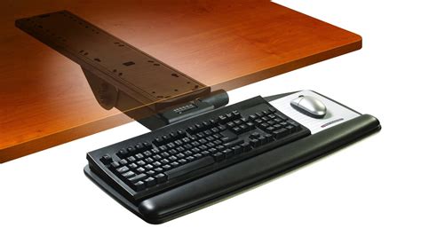 The mounting brackets are designed for strength to keep your laptop protected. » Under-Desk Keyboard Tray or Platform? [Mark Welch's ...
