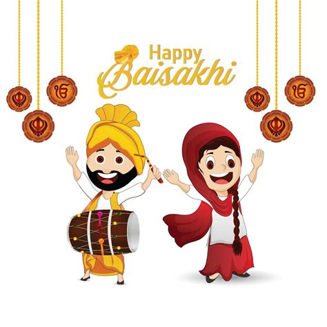 Vector Illustration For Happy Vaisakhi Banner Or Greeting Card 2156924