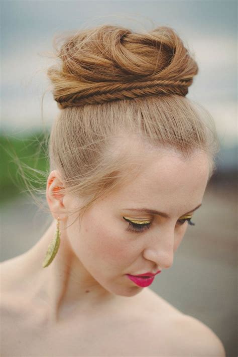 Braided Topknot Long Hair Updo Long Hair Styles Bridesmaid Hair