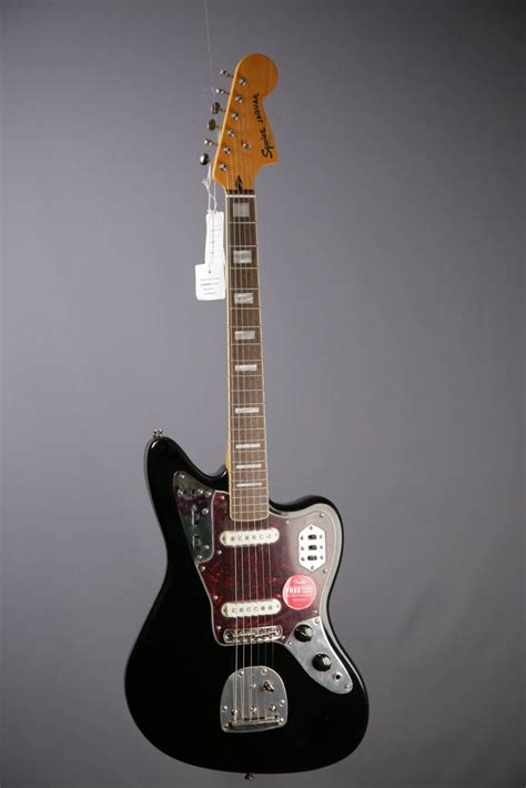 Squier Classic Vibe 70 S Jaguar Black The Guitar Gallery Auckland