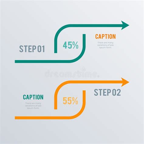Arrow Process Infographics Template Design Business Concept Infograph
