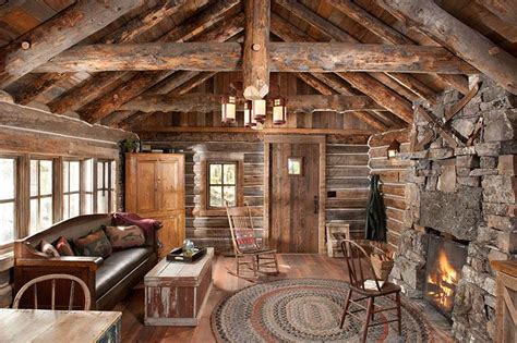 Authentic Log Cabin Exquisitely Restored To 1900s Splendor Farm