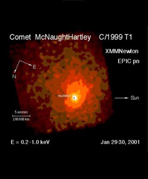 Esa Xmm Newtons Epic Pn Image Of Comet Mcnaught Hartley