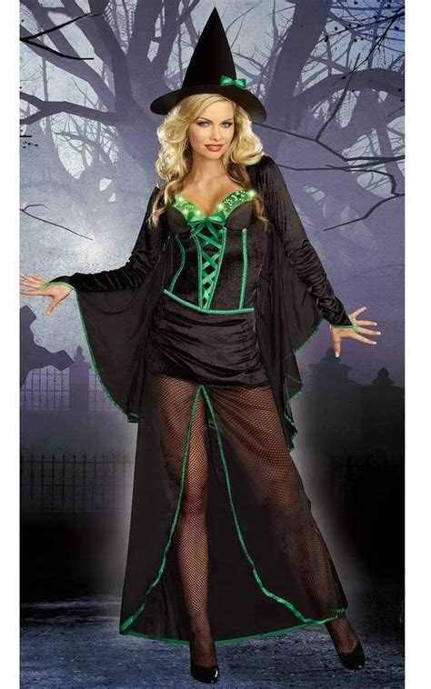 Hot Popular Extremely Seductive Light Up Witch Costume Free Shipping