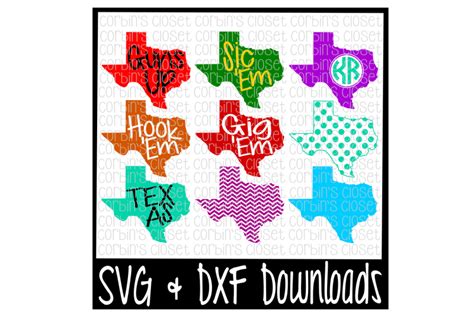 Texas Svg Texas Monogram Svg Cut File Scalable Vector Graphics Design