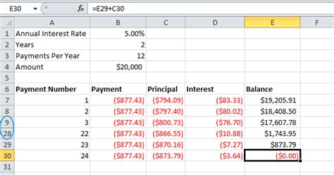 This is an accessible template. Amortization Schedule Example | Template Business