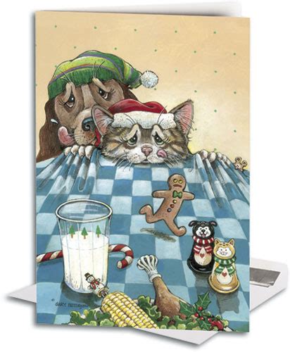 Snack For Santa Deluxe Folding Card SmartPractice Veterinary