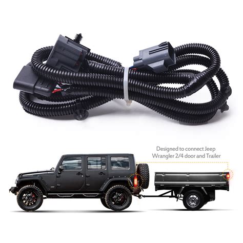 Basically, when you flip on your turn signal or push your brake pedal, the lights on the trailer must also signal your intentions to the driver. MICTUNING 65"4-Way Trailer Tow Hitch Wiring for 2007-2017 ...