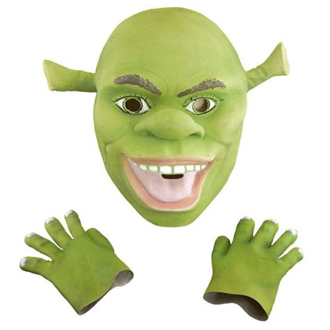 Halloween Props Adult Shrek Masks Animal Full Latex Masquerade Birthday