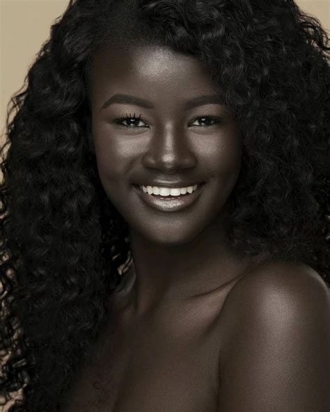 This Model Famous For Her Very Dark Skin Color Opens Up About Being