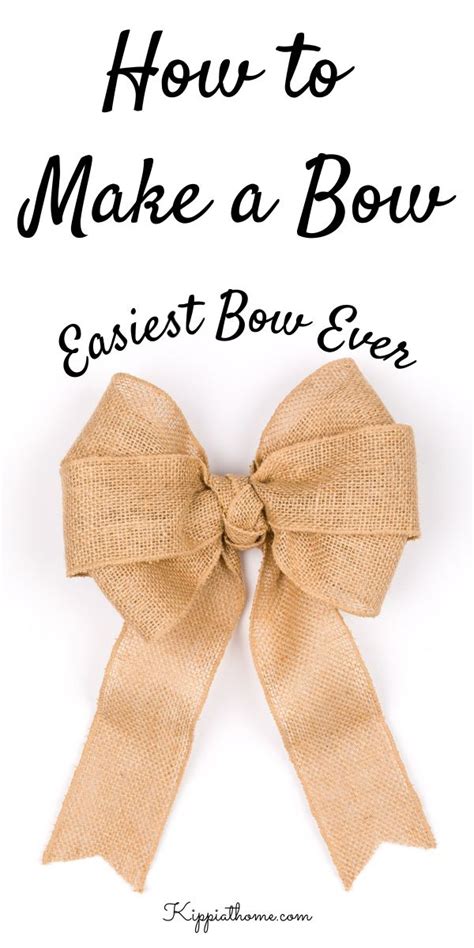 How To Make A Bow How To Video Easy Step By Step Diy Wreath Bow