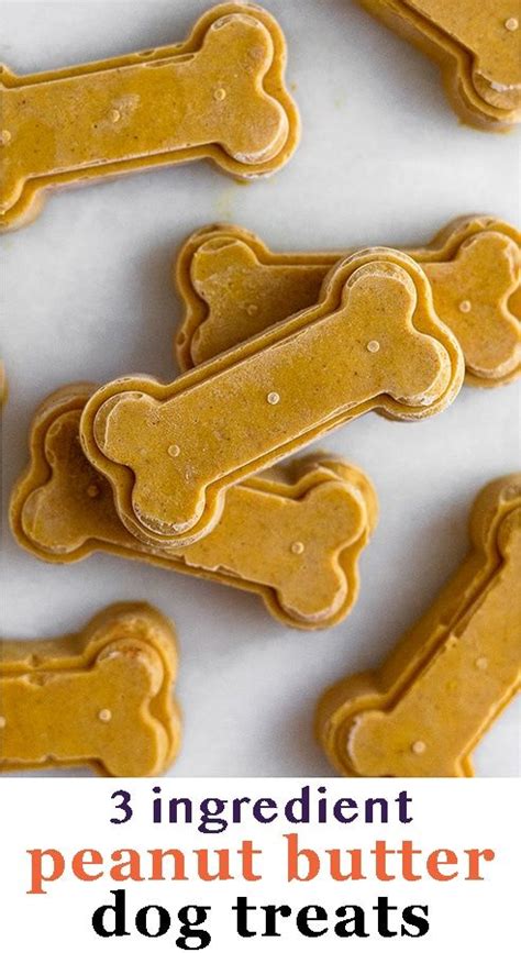 Pumpkin Peanut Butter Dog Treats 3 Ingredientsno Bake Eat The