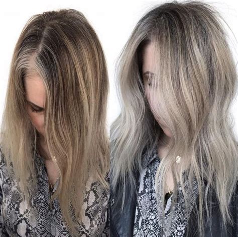 5 Ideas For Blending Gray Hair With Highlights And Lowlights Natural