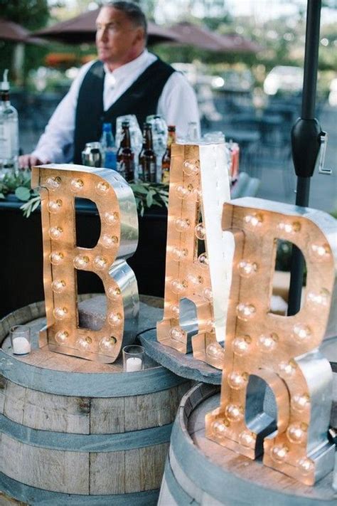 Trending 15 Wedding Reception Bar Ideas For 2018 Outdoor Wedding
