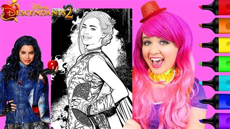 820x1060 evie descendants coloring page milahny bday. Coloring Evie Descendants 2 Auradon Disney Coloring Page ...