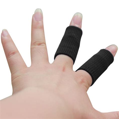 10x Stretchy Sports Finger Sleeves Arthritis Support Finger Wrap Guard