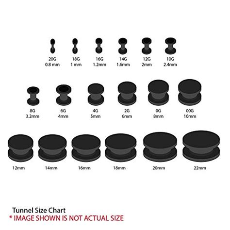 Earring Gauges Size Chart