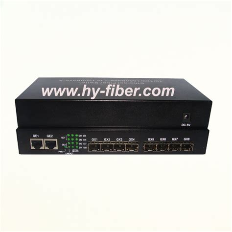 10 Port Gigabit Ethernet Switch Dual Fiber 1310nm 20km 8 Sfp And 2 Rj45