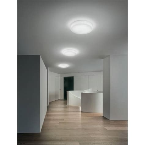 This low profile ceiling light will enhance any decor. LINEA LIGHT BOX-Q full light 8160, 8160N round ceiling ...