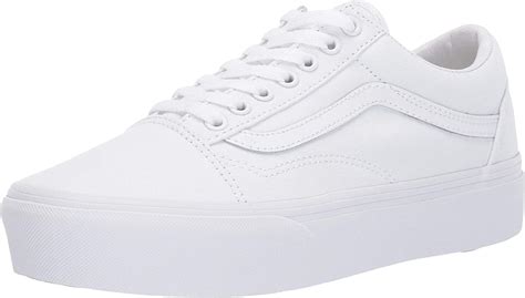 Buy Vans Womens White Sneakers 9 Uk At