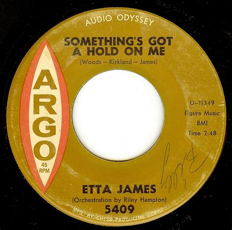 Derek's Daily 45: ETTA JAMES - SOMETHING'S GOT A HOLD ON ME
