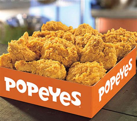 Popeyes Fried Chicken Bucket