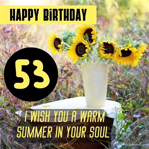 The Images And Happy 53rd Birthday Cards