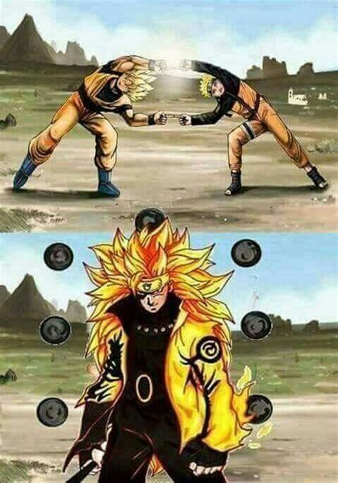 Naruto Y Goku Fusionado Anime Dragon Ball Super Naruto Uzumaki Art