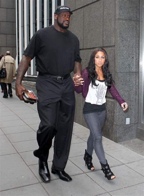 Shaquille Oneal And Nicole Alexander Photos Shaquille Oneal And Girlfriend In Nyc Zimbio