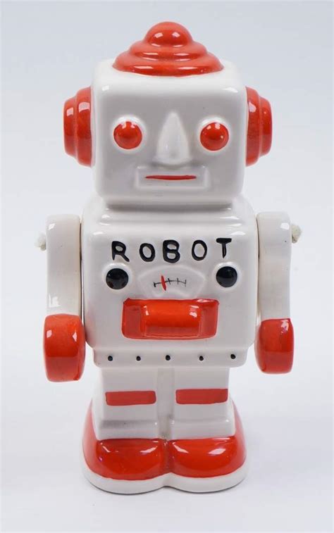 Sold by ami ventures inc. Ceramic Robot Coin Bank - The Old Robots Web Site