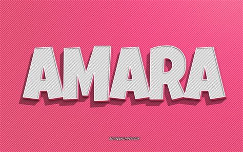 Download Wallpapers Amara Pink Lines Background Wallpapers With Names