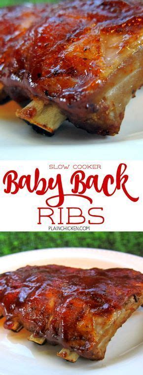 Slow Cooker Baby Back Ribs The Best Ribs So Easy Coat Baby Back