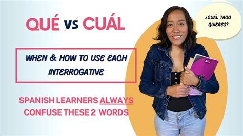 Qué Vs Cuál In Spanish How And When To Use Them Youtube
