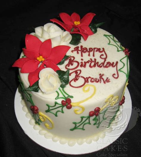 Merry birthday cake topper,christmas birthday glitter cake topper, holiday birthday cake topper, santa hat birthday cake decorations. Custom Christmas Birthday Cakes : Cake Ideas by Prayface.net