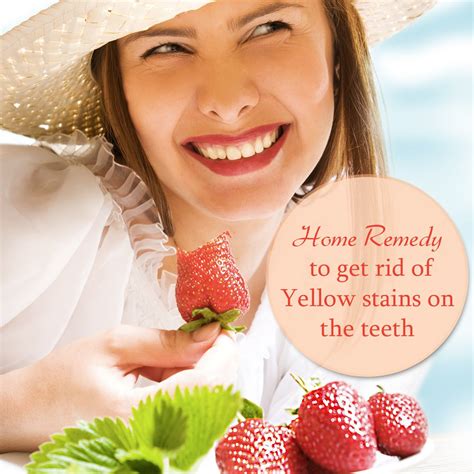 The longer you will allow the severe damage, the higher will be your risk of losing the tooth. Home Remedies to get rid of Yellow stains on the teeth ...