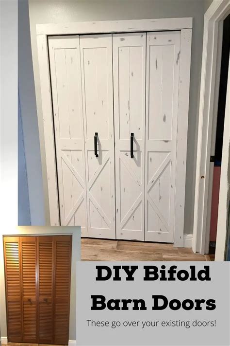 Easy DIY Bifold Barn Doors Beauty Within Home
