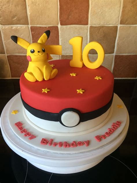 Pikachu Birthday Cake Designs