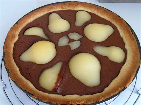 Tarte amandine poire chocolat