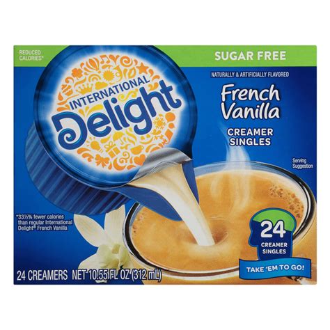 Save On International Delight Creamer Singles French Vanilla 24 Ct