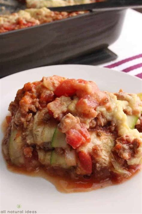Easy Paleo Zucchini Lasagna With Dairy Free Cheese All