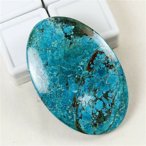 248 Ct Natural Lone Mountain Turquoise Oval Certified Huge Gemstone Top