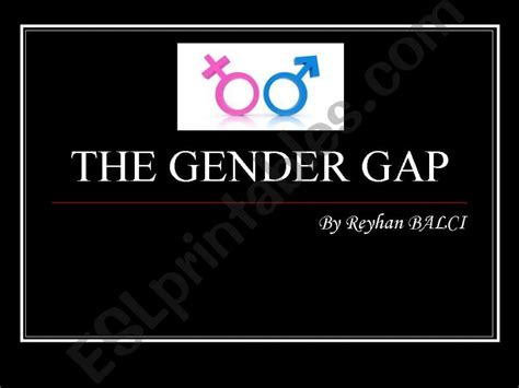 Esl English Powerpoints The Gender Gap